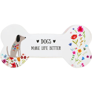 Dogs 5.5" Acrylic Bone Plaque