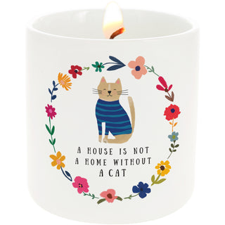 Cat 8 oz - 100% Soy Wax Candle Scent: Tranquility