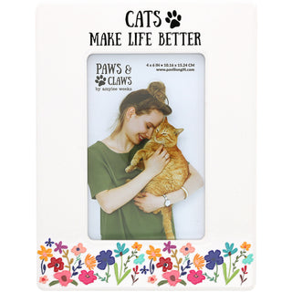 Cats 6.25" x 8.25" Frame (Holds 4" x 6" Photo)