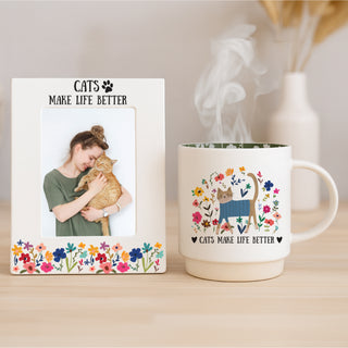 Cats 6.25" x 8.25" Frame (Holds 4" x 6" Photo)