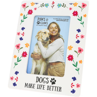 Dogs 6.25" x 8.25" Frame (Holds 4" x 6" Photo)