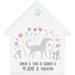 A Dog 4" Acrylic House Plaque