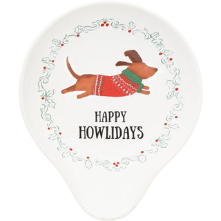 Happy Howlidays Spoon Rest