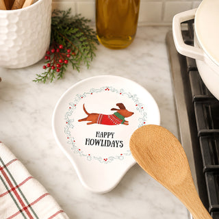 Happy Howlidays Spoon Rest