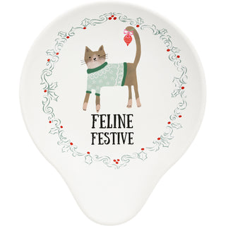 Feline Festive Spoon Rest