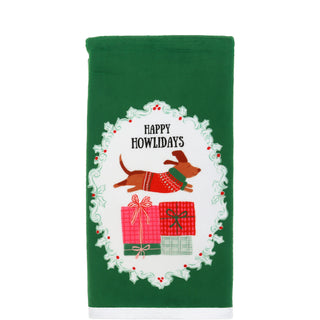 Happy Howlidays Cotton Blend Tea Towel