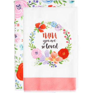 Nana Tea Towel Gift Set
(2 - 19.75" x 27.5")