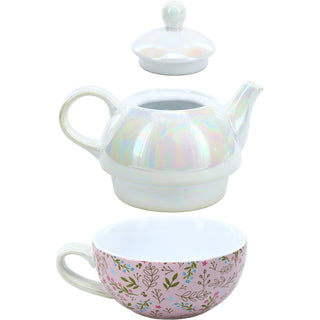 Nana Tea for One
(14.5 oz Teapot & 10 oz Cup)