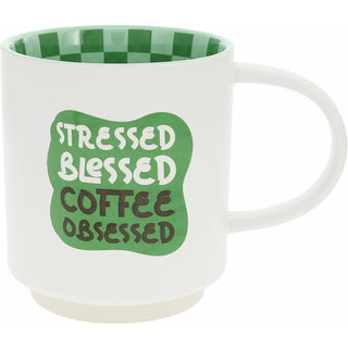 Stressed Blessed 17 oz Mug
