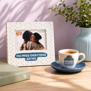Better 7.25" x 8" Ceramic Frame (Holds 6" x 4" Photo)