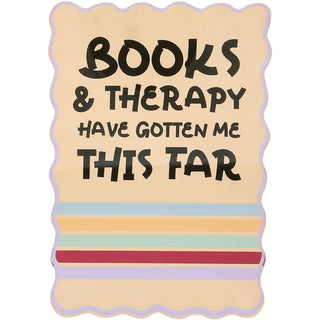 Books & Therapy 3.5" x 5" Acrylic Plaque