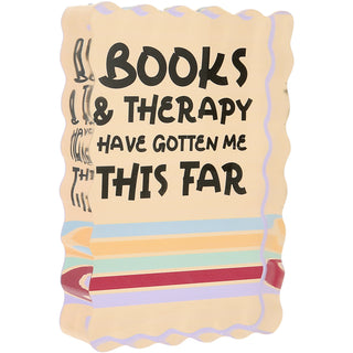 Books & Therapy 3.5" x 5" Acrylic Plaque