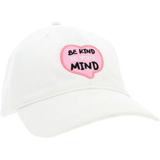 Be Kind White Adjustable Hat