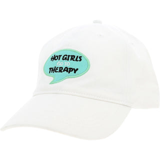 Hot Girls White Adjustable Hat
