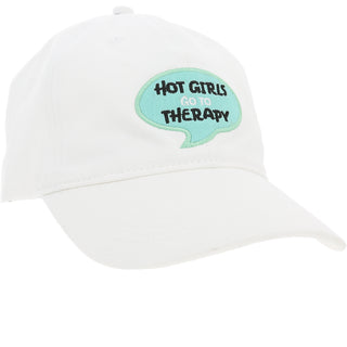 Hot Girls White Adjustable Hat