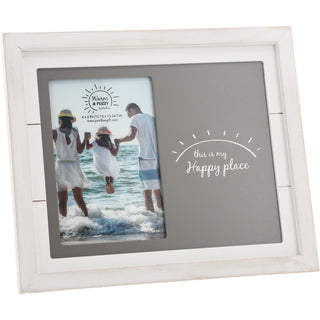 Happy Place 10" x 8.5" Frame (Holds 4" x 6" Photo)