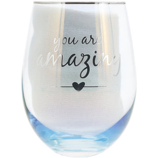 Amazing 18 oz Stemless Glass & Sock Set