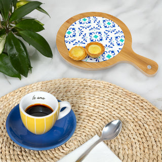 Te Amo 2.5 oz Espresso Cup and Saucer