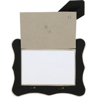 Yellow Pattern 8.25" x 6.5" Picture Frame (Holds 6" x 4" Photo)