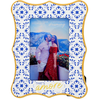 That's Amore 6.5" x 8.25" Picture Frame (Holds 4" x 6" Photo)
