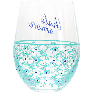 That's Amore 18 oz Stemless Wine Glass