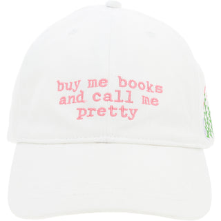 Pretty White Adjustable Hat