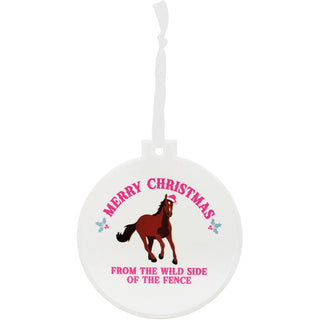 Merry Christmas 3.5" Ceramic Ornament