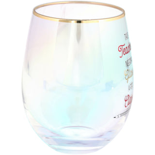 Glass After Class 18 oz Stemless Wine Glass