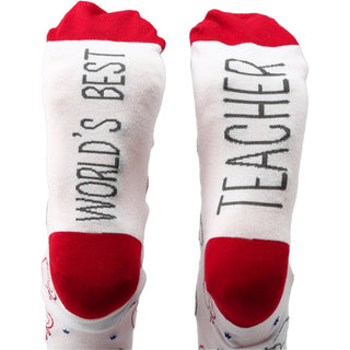 World's Best Teacher Unisex Cotton Blend Socks