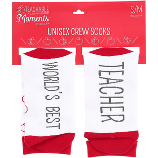 World's Best Teacher Unisex Cotton Blend Socks