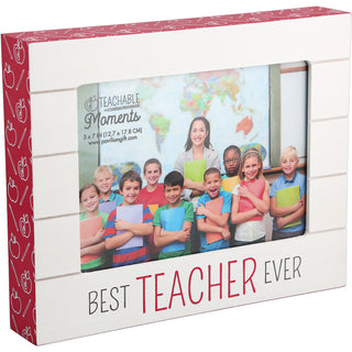 Best Teacher Ever 9" x 7.25" Frame (Holds 7" x 5" Photo)