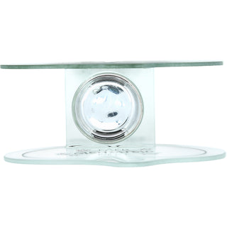 Best Teacher Ever 5.5" x 5.25" Mirrored Glass Candle Holder