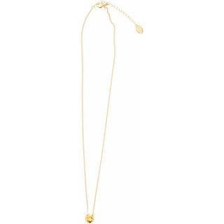 Pre-K White Opal 16"-17.5" Gold Plated Necklace