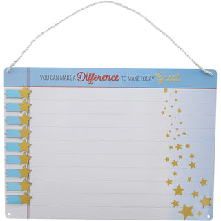 Make Today Great 18" x 13" Metal Task Board (Includes 10 Magnets)