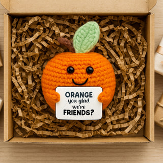 Orange Crocheted Mini