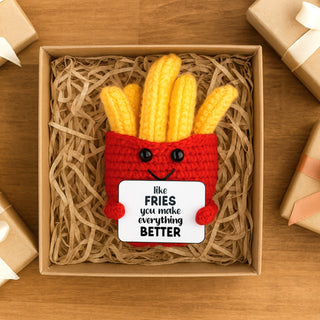 French Fry Crocheted Mini