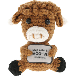 Highland Cow Crocheted Mini Collectable
