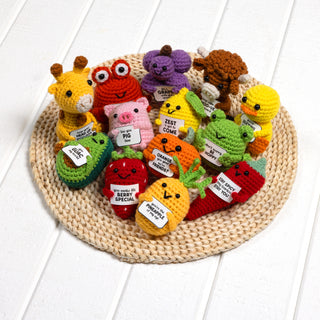 Highland Cow Crocheted Mini