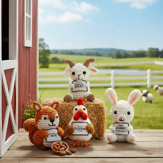 Squirrel Crocheted Mini