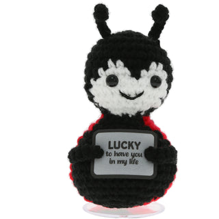 Lady Bug Crocheted Mini