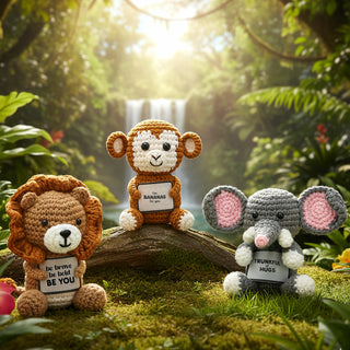 Monkey Crocheted Mini