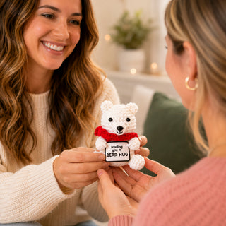 Polar Bear Crocheted Mini Collectable