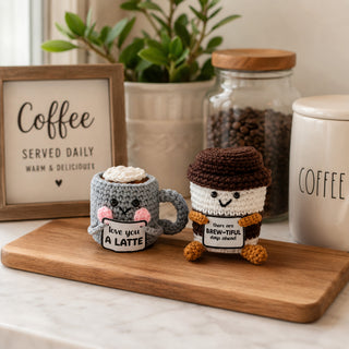 Latte Crocheted Mini Collectable