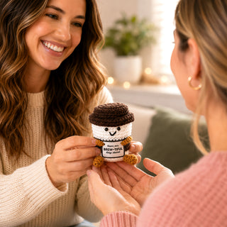 Coffee Crocheted Mini Collectable
