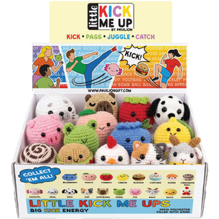 Little Kick Me Up Prepack 72 Crocheted Footbags (4 of Each 18 Designs)
