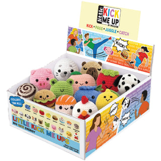Little Kick Me Up Prepack 72 Crocheted Footbags (4 of Each 18 Designs)