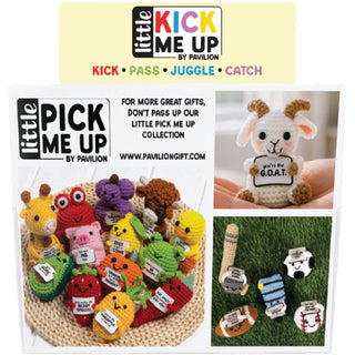 Little Kick Me Up Prepack 72 Crocheted Footbags (4 of Each 18 Designs)
