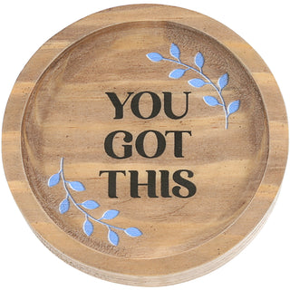 You Got This 3.5" Wood Keepsake Dish