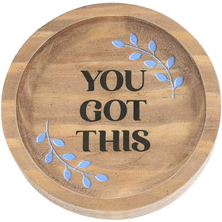 You Got This 3.5" Wood Keepsake Dish