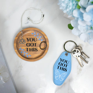 You Got This 3.5" Wood Keepsake Dish